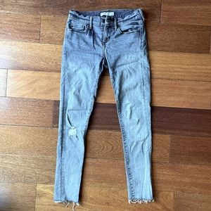 Banana Republic distressed skinny jeans